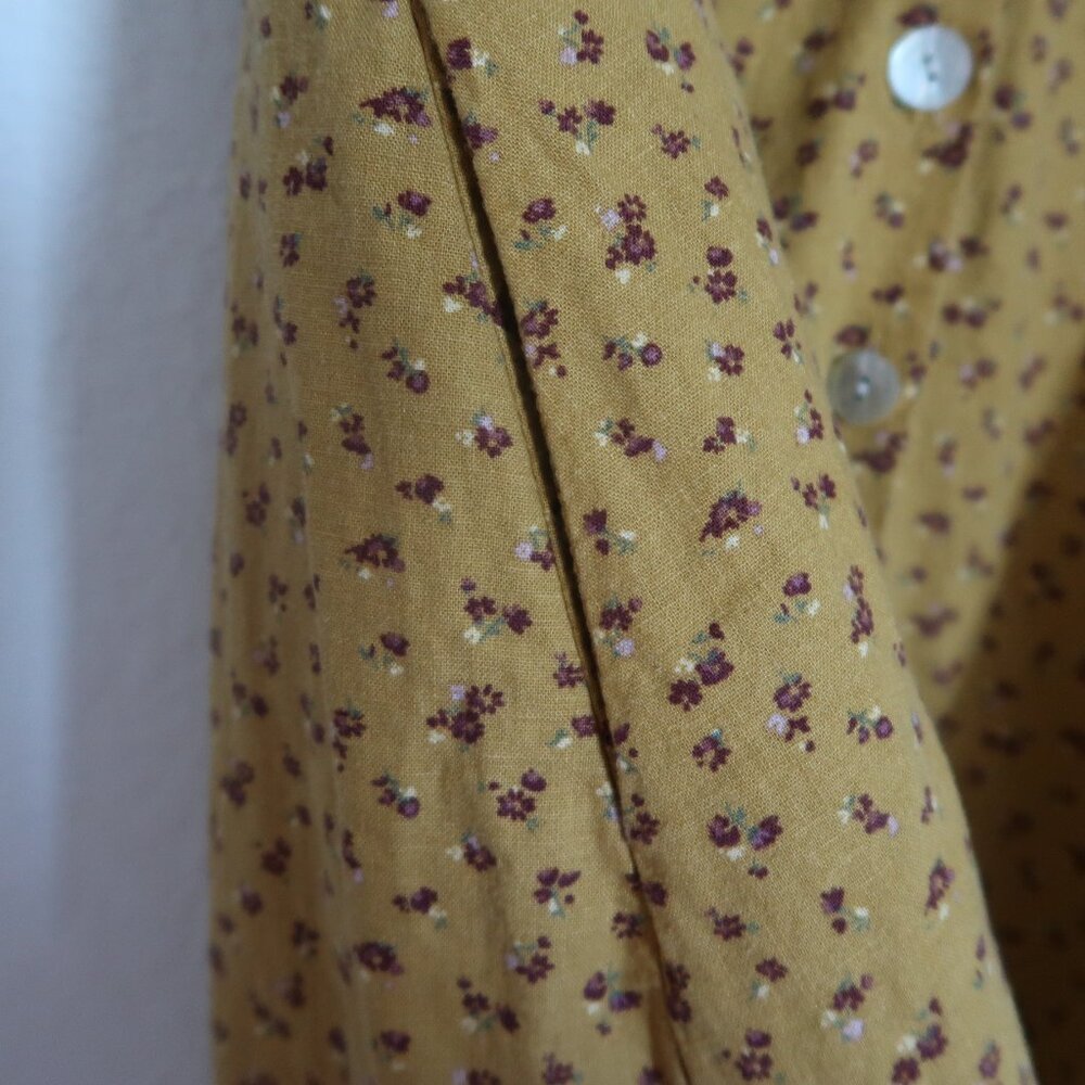 Madewell Ditsy Floral Button-Front Dress with Pockets - Size 6 - - Picture 7 of 8